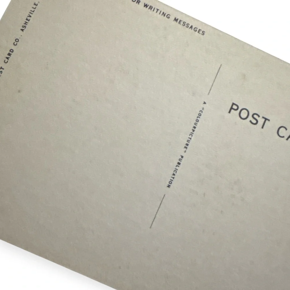 Vintage‎ 1940’s Linen Illustrated Postcard, Unused Vintage Valentine